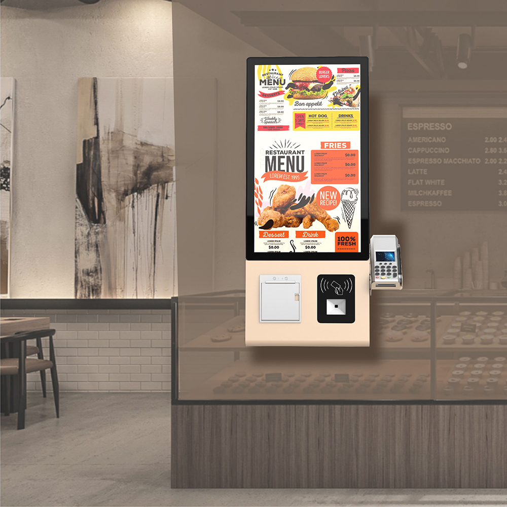 MS-S2 Table wall kiosk with thermal printing, QR code scanning