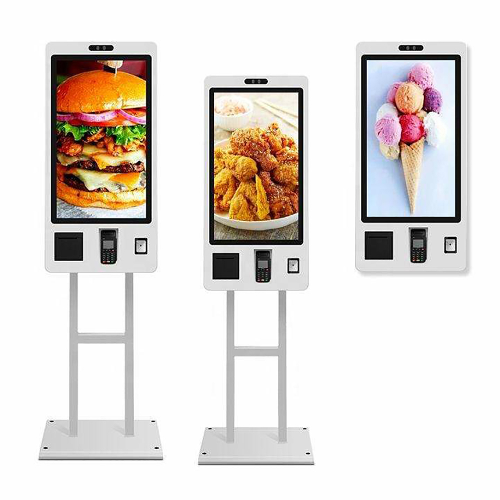 MS-S6 Customised wall mounted touch screen cashier kiosk