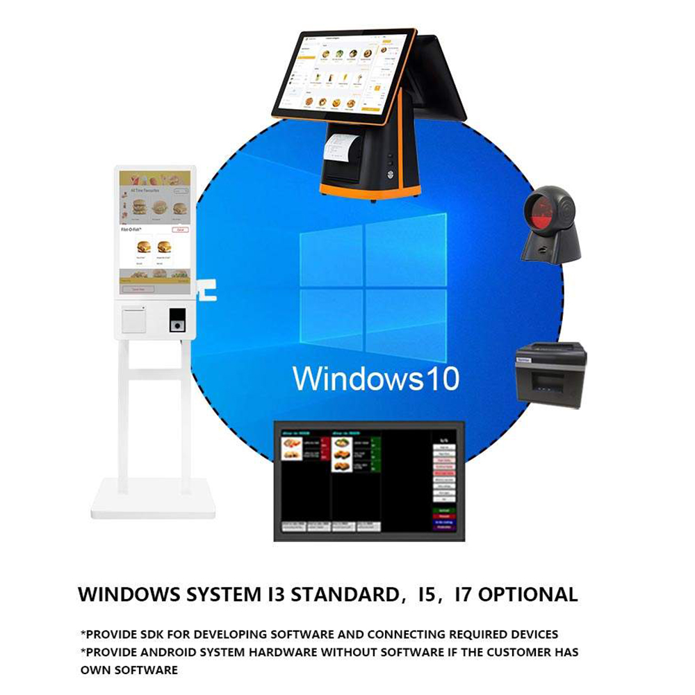 MS-S9 Restaurant self-service Visa card cashless kiosk