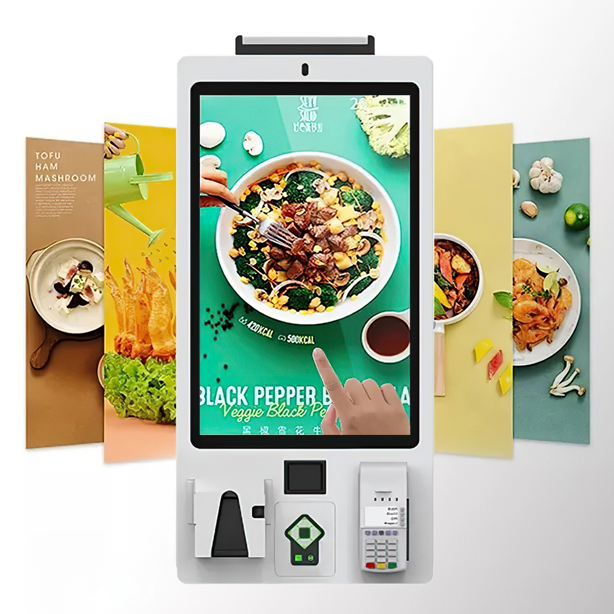 Performance Self - checkout Ordering Kiosk with Touch Screen
