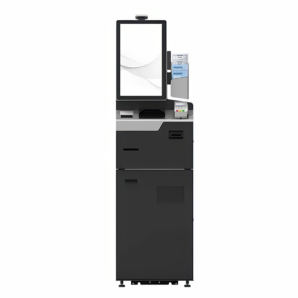 Hotel Self - Service Kiosk with Key Dispenser & OCR Scanner
