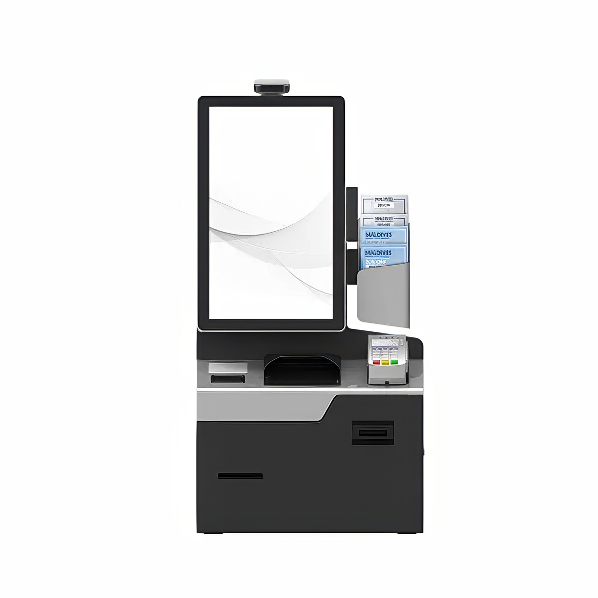 Hotel Self - Service Kiosk with Key Dispenser & OCR Scanner